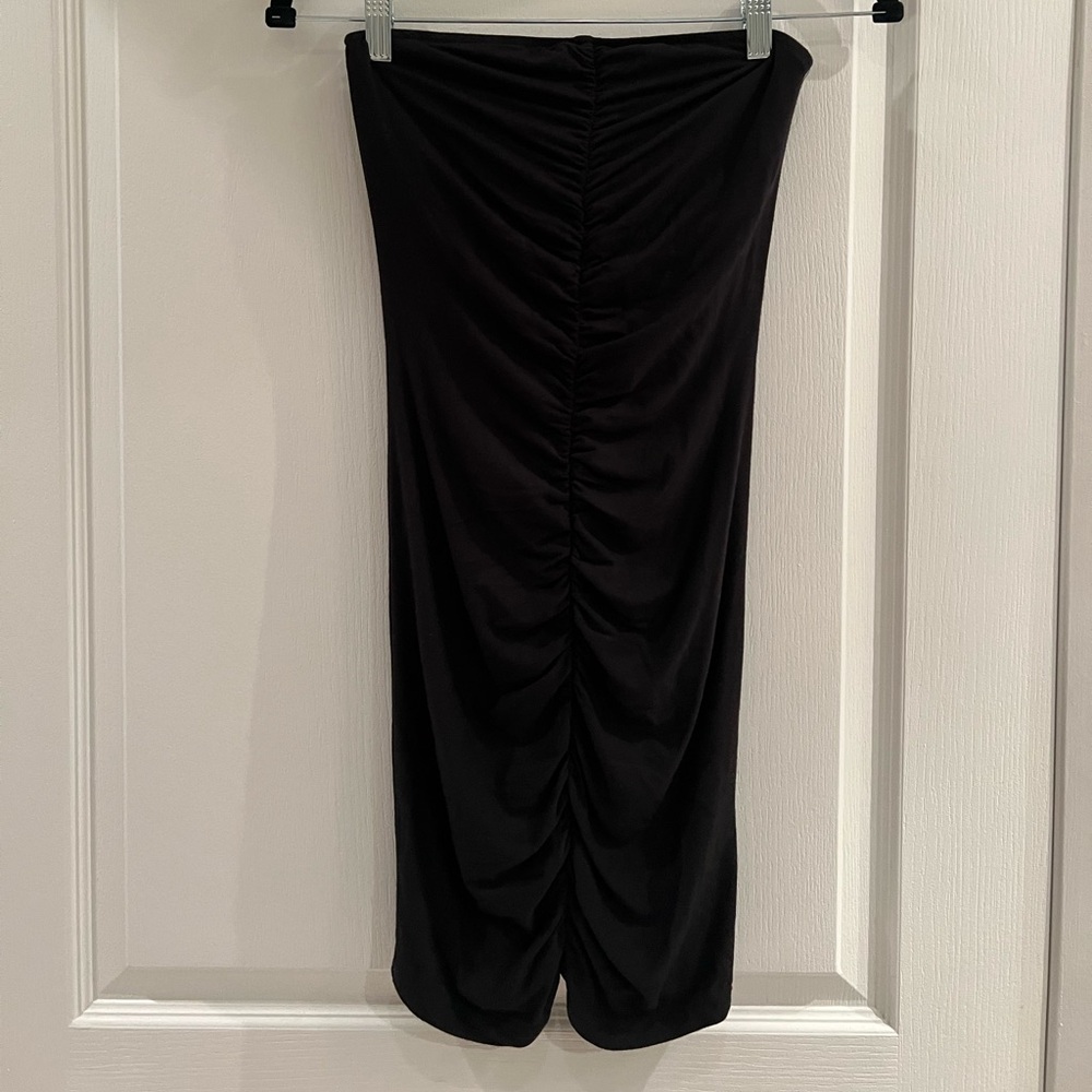 Garage XS Black Mini Dress w/ detachable straps